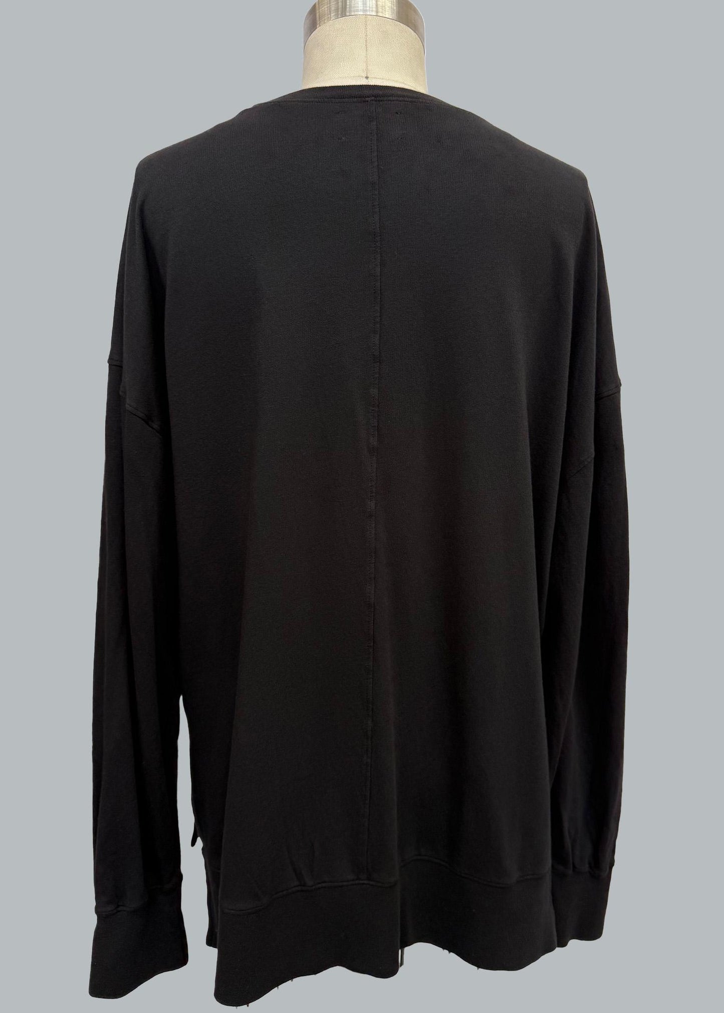 Oversized Cotton French Terry Sweatshirt - Made in USA