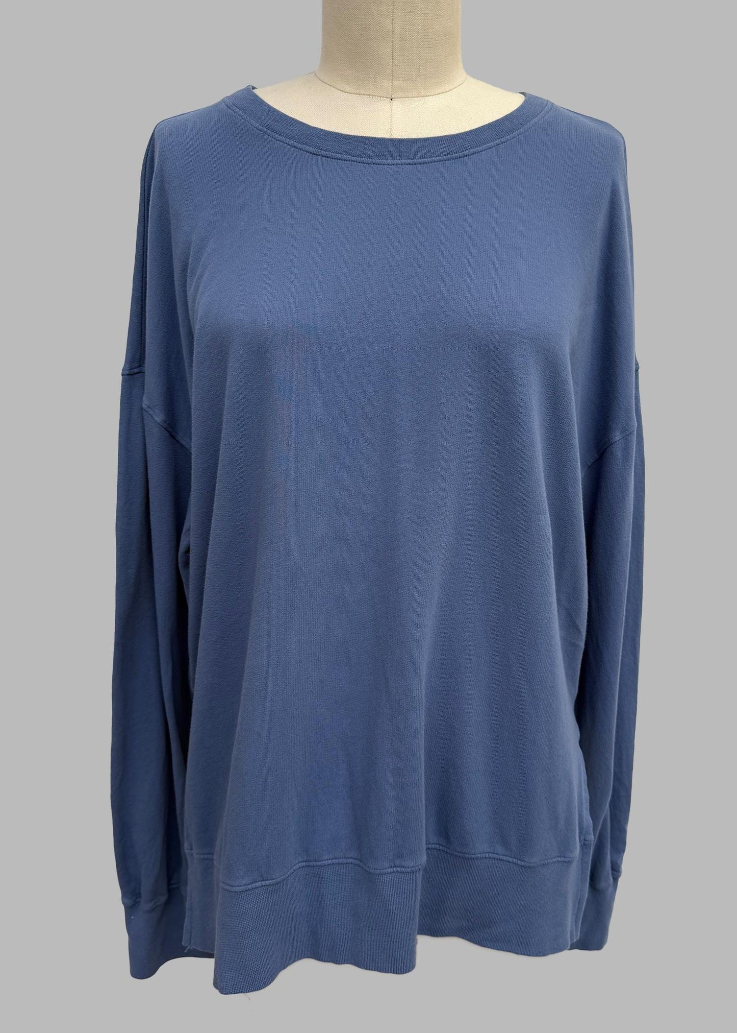 Oversized Cotton French Terry Sweatshirt - Made in USA