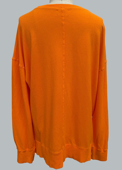 Oversized Cotton French Terry Sweatshirt - Made in USA