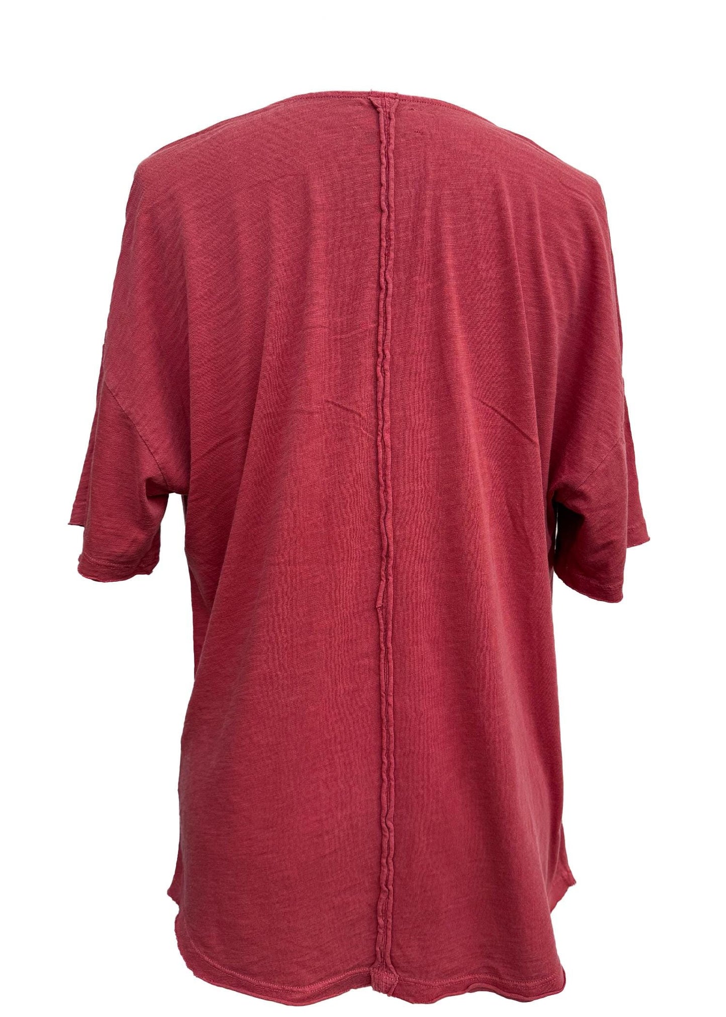 Cowl Neck Top: Lightweight Cotton Slub, Made in USA