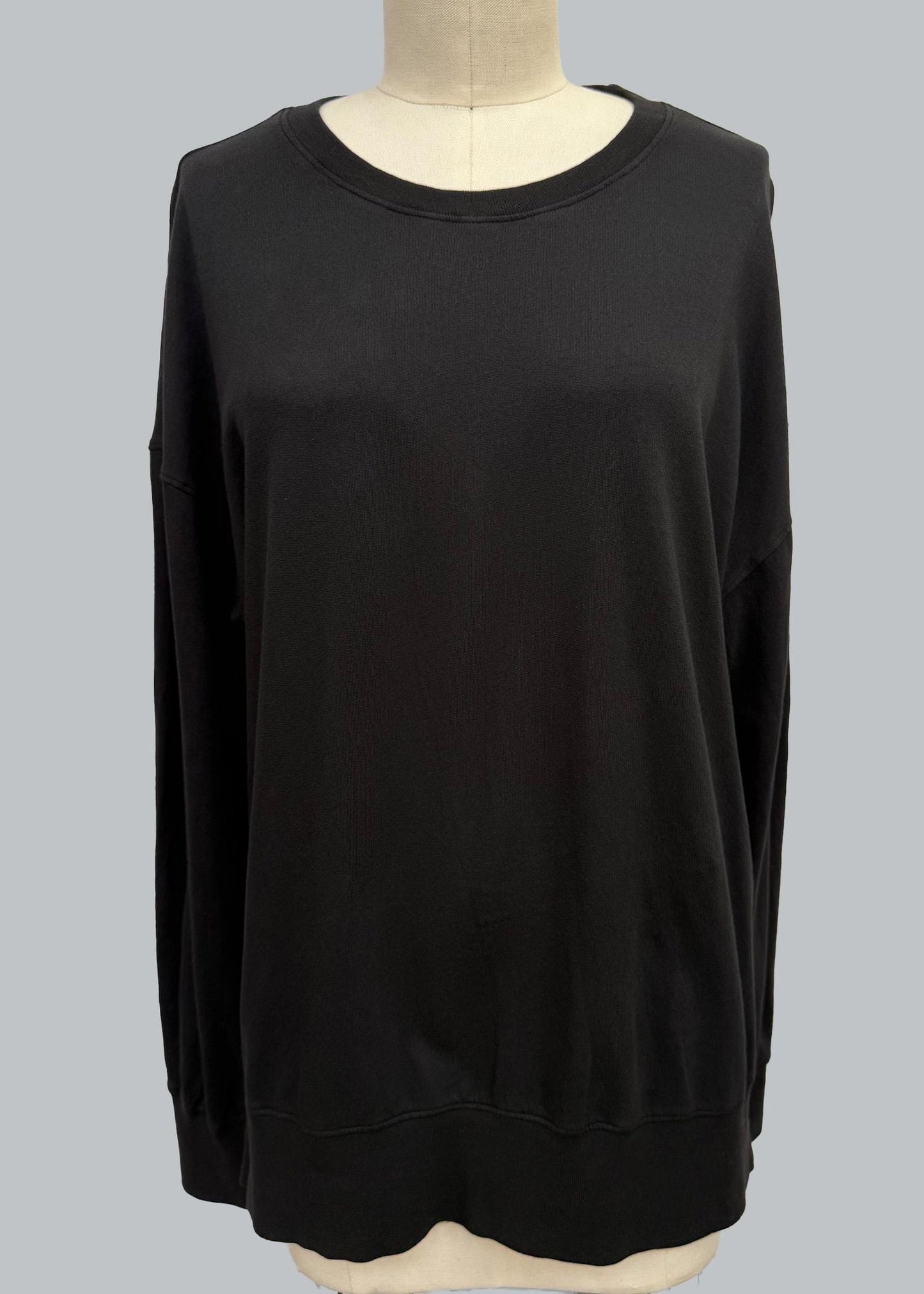 Oversized Cotton French Terry Sweatshirt - Made in USA