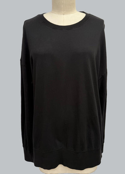 Oversized Cotton French Terry Sweatshirt - Made in USA