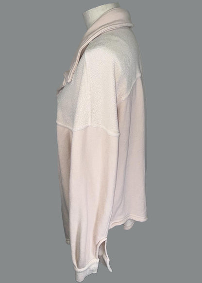 Oversized Sherpa Cardigan: Boho Hippie Style - Made in USA