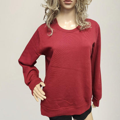 Garment Dye Oversized Cotton Sweatshirt - Made in USA - Fall Colors