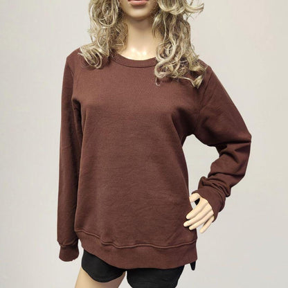 Garment Dye Oversized Cotton Sweatshirt - Made in USA - Fall Colors