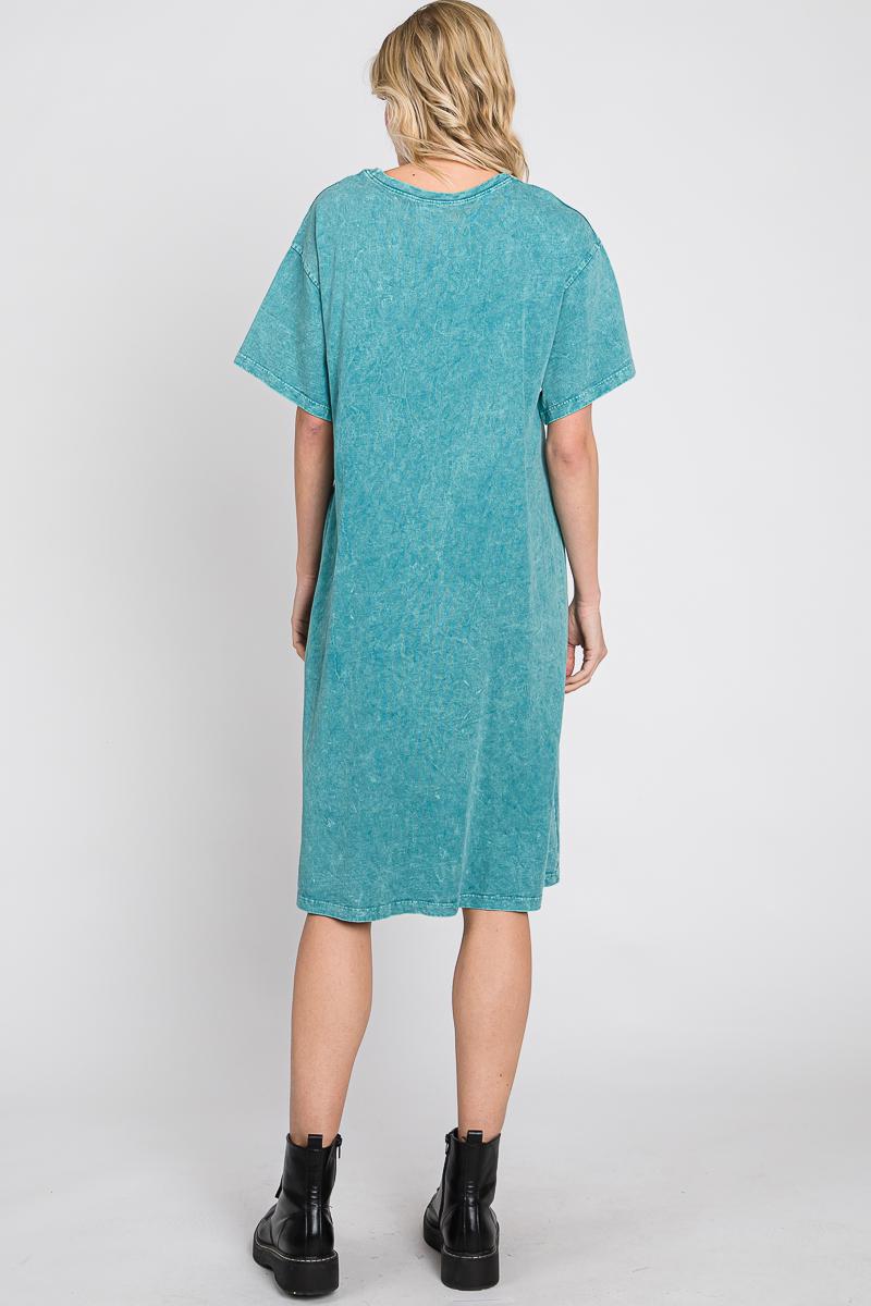 Casual Summer Dress: Tie Detail - Made in USA